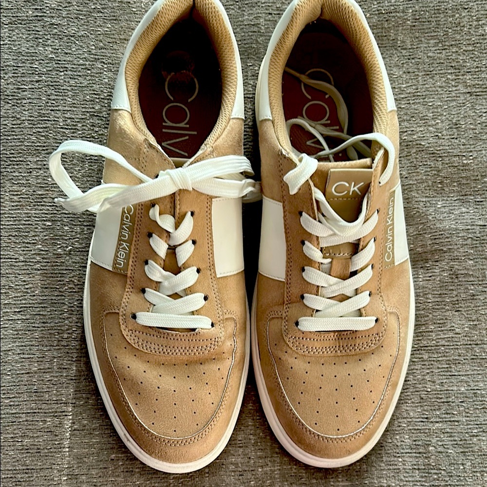 Calvin Klein Tan Sneakers for Men